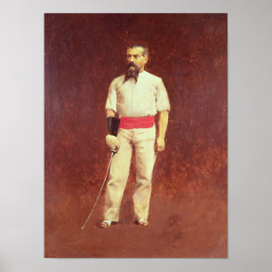 Richard Burton i fäktningklänningen, 1889 Poster
