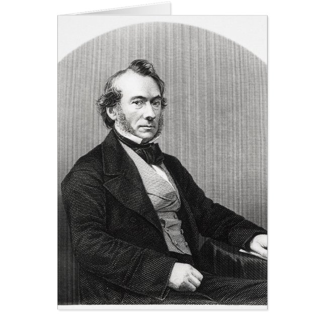 Richard Cobden Hälsningskort (Framsidan)