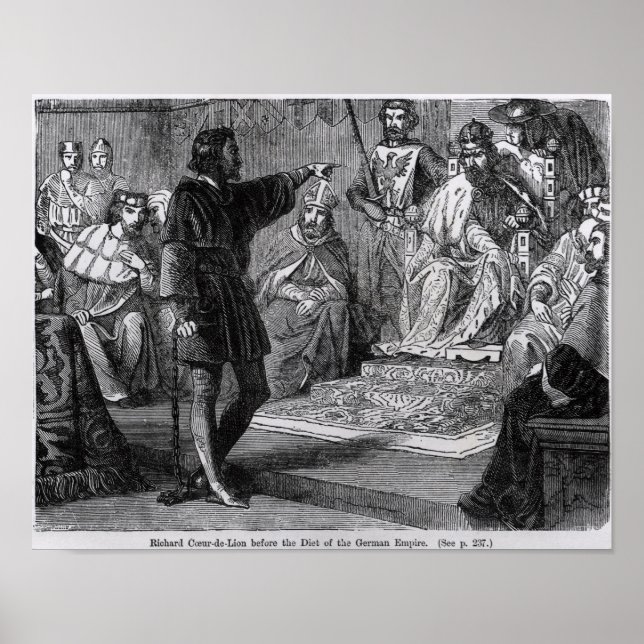 Richard Coeur de Lejonare Poster (Framsidan)