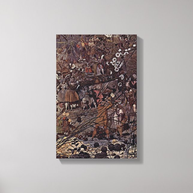 Richard Dadd - The Fairy Fellers Master-Stroke Canvastryck (Framsida)