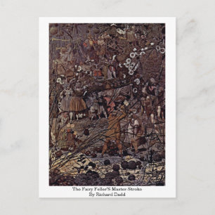 Richard Dadds huvudlinje från Fairy Feller Vykort
