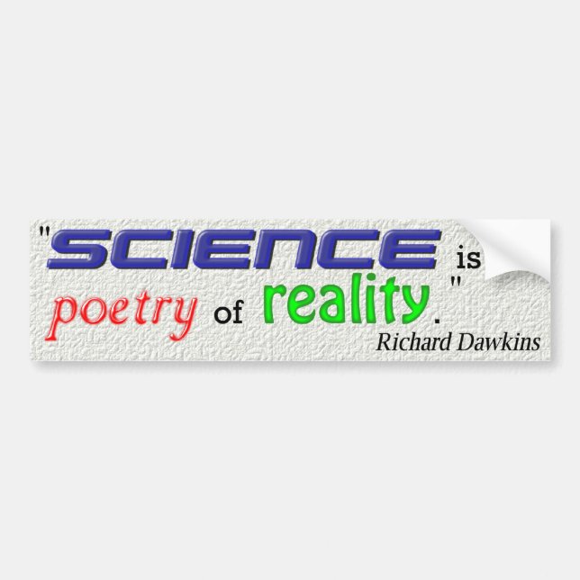 Richard Dawkins citationstecken Bildekal (Framsidan)