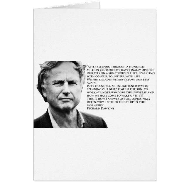 Richard Dawkins Hälsningskort (Framsidan)