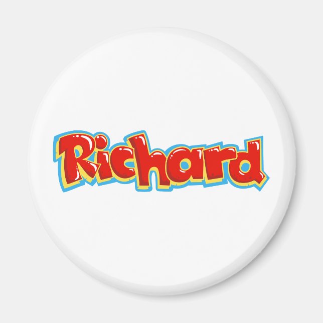 Richard graffiti magnet (Framsidan)