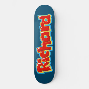 Richard graffiti mini skateboard bräda 18,5 cm