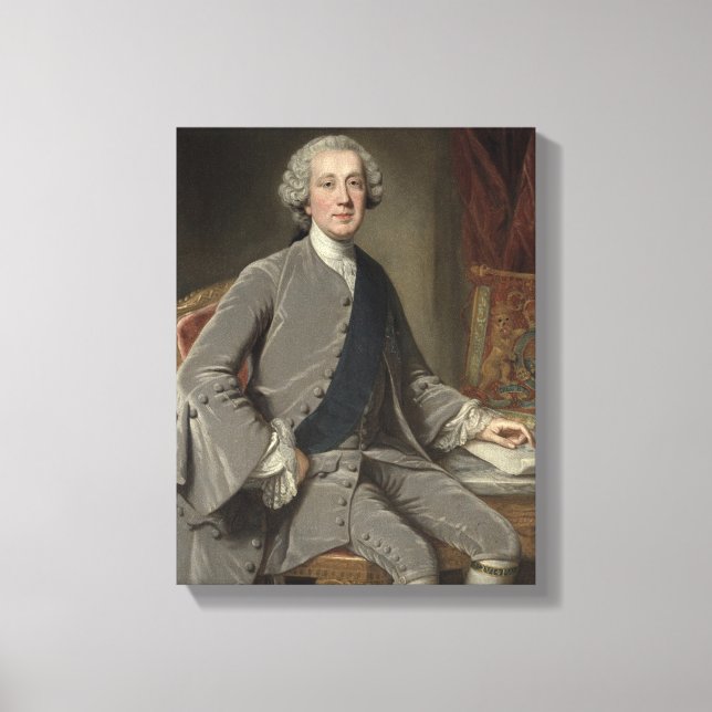 Richard Grenville, Earl Temple, 1760 Canvastryck (Framsida)