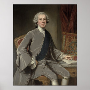 Richard Grenville, Earltempel, c.1760 Poster