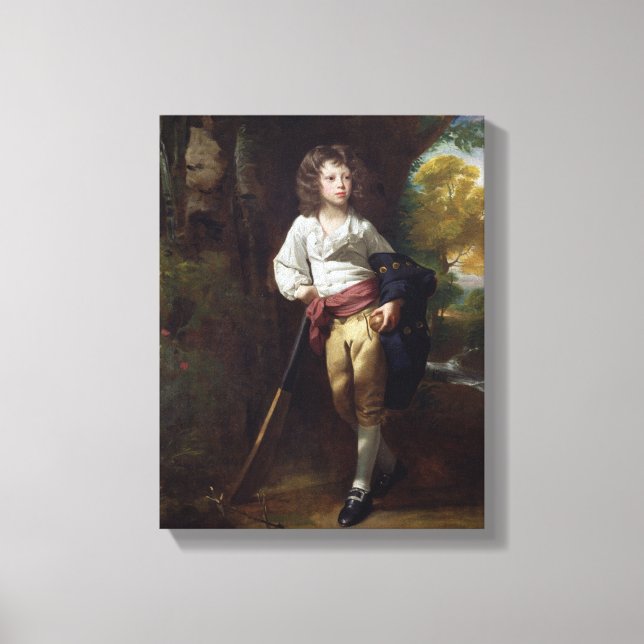 Richard Heber, 1782 (olja på arbetsyta) Canvastryck (Framsida)