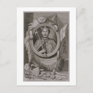 Richard I "Coeur de Lejonare" (1157-99) Kung i Eng Vykort