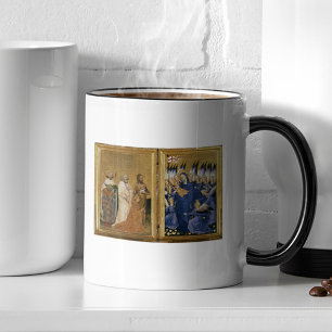 Richard II presenterad för Virgin and Child Mugg