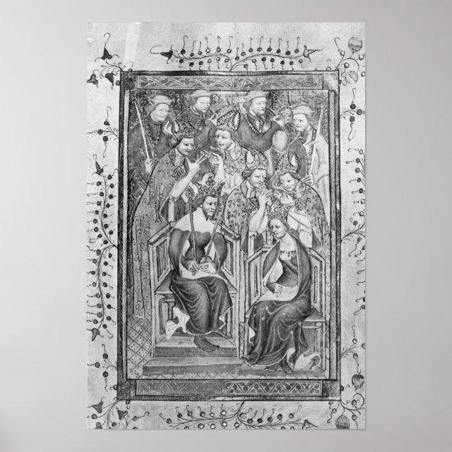 Richard II:s koronation Poster (Framsidan)
