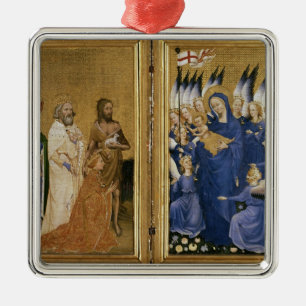Richard II som framläggas till oskulden och barne Julgransprydnad Metall