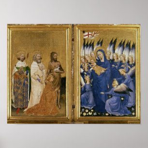 Richard II som framläggas till oskulden och barnet Poster