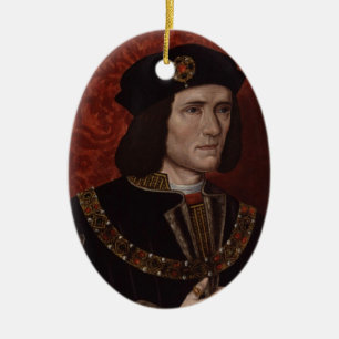 Richard III av England Julgransprydnad Keramik