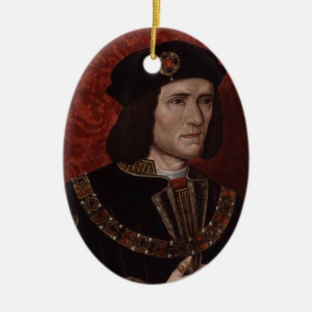 Richard III av England Julgransprydnad Keramik (Framsidan)