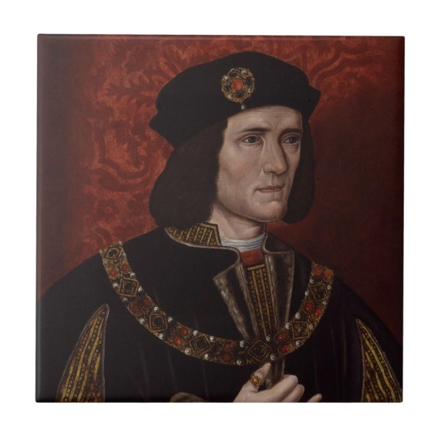 Richard III av England Kakelplatta (Framsidan)