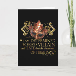 Richard III citationstecken (den guld- versionen) Kort