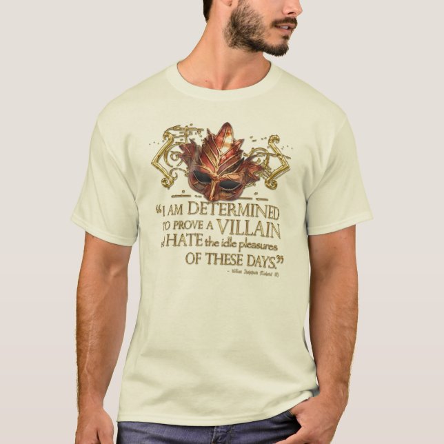 Richard III citationstecken (den guld- versionen) T-shirt (Framsida)