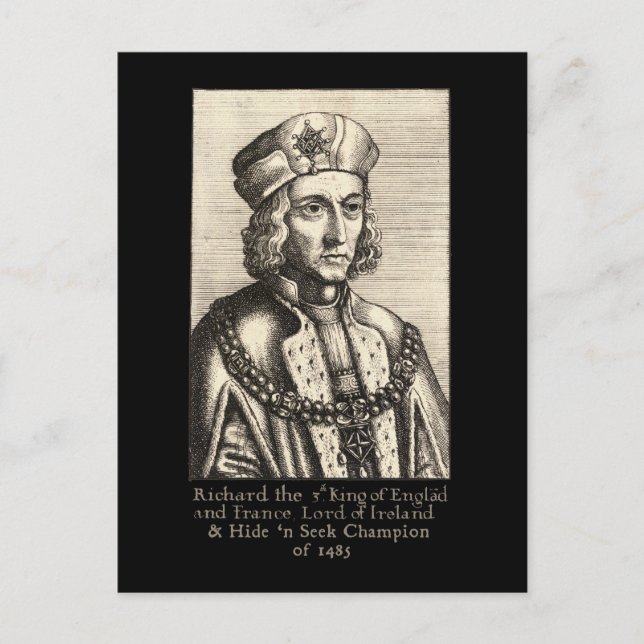 Richard III: Göm "n Seek Champion Vykort (Framsida)
