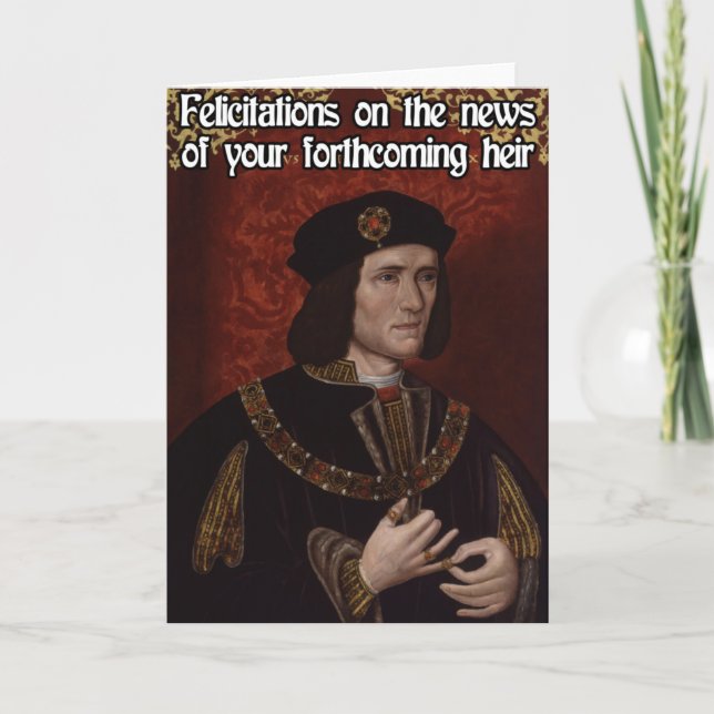 Richard III Gravid Grattiss Kort (Framsida)