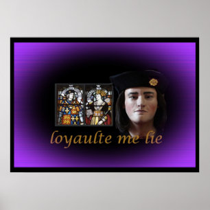 Richard III i royalets lila Poster