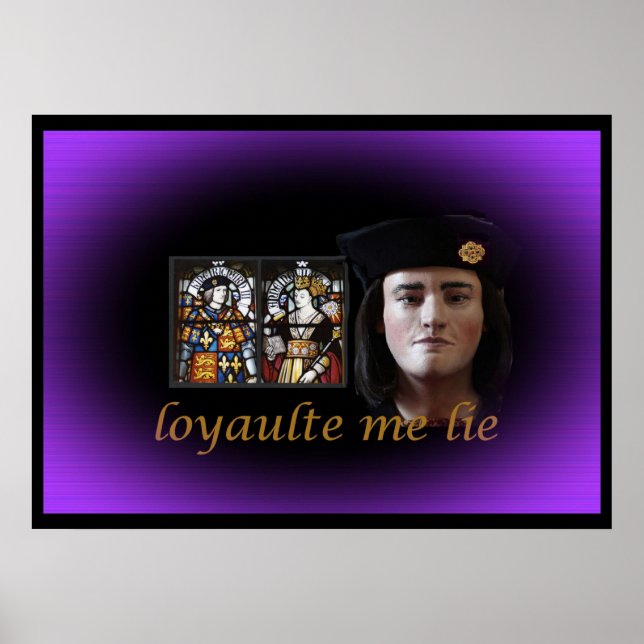 Richard III i royalets lila Poster (Framsidan)