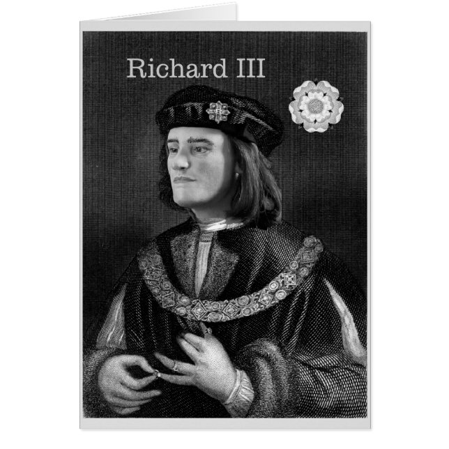 Richard III kommer äntligen hem! Hälsningskort (Framsidan)