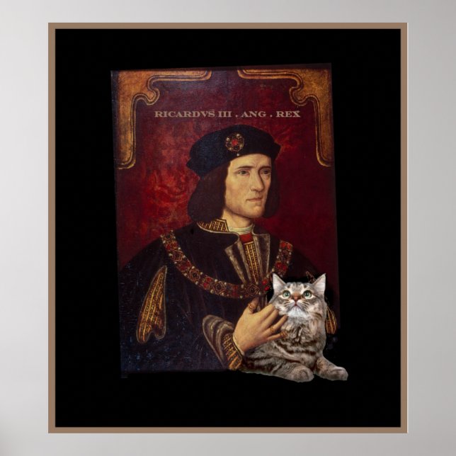 Richard III och hans katt Poster (Framsidan)