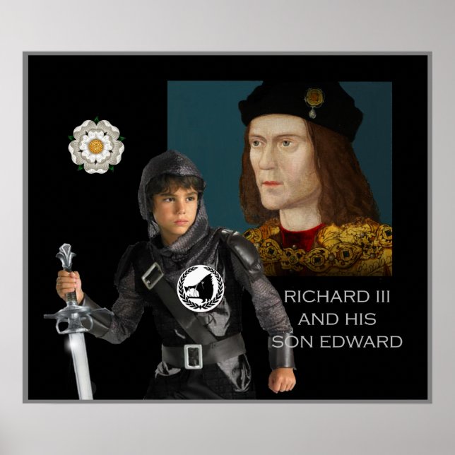 Richard III och hans son Edward Poster (Framsidan)