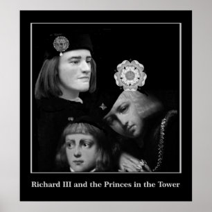 Richard III och princesna i torn Poster