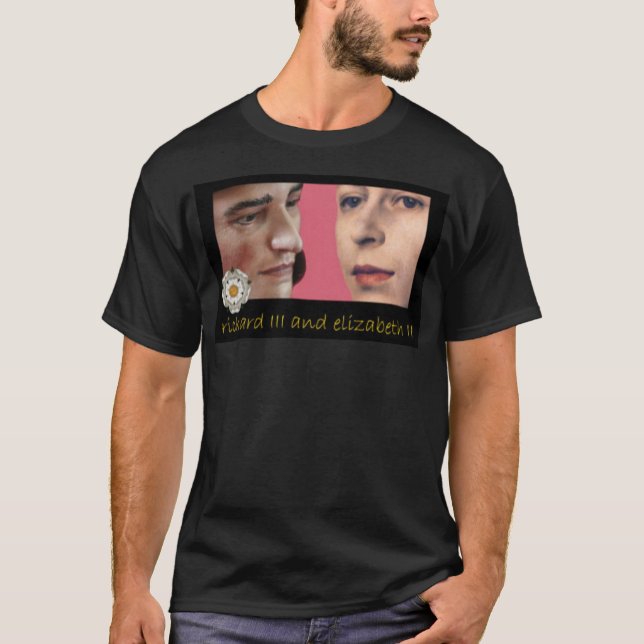 Richard III och unga Elizabeth II T-shirt (Framsida)