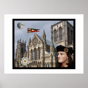 Richard III och York Minster Poster