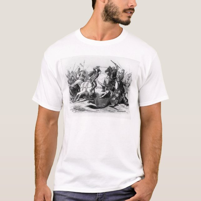 Richard III på striden av Bosworth i 1485 Tee (Framsida)
