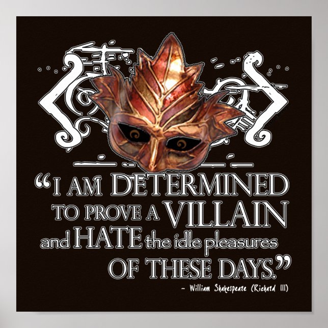 Richard III Quote Poster (Framsidan)