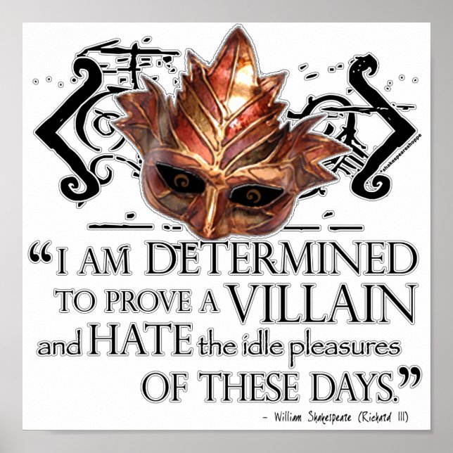 Richard III Quote Poster (Framsidan)