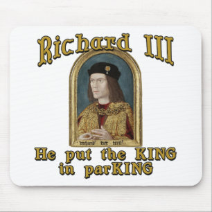 Richard III satte kungen, i att parkera tshirten Musmatta