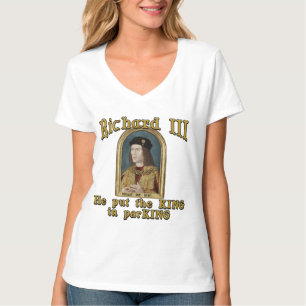 Richard III satte kungen, i att parkera tshirten T Shirt