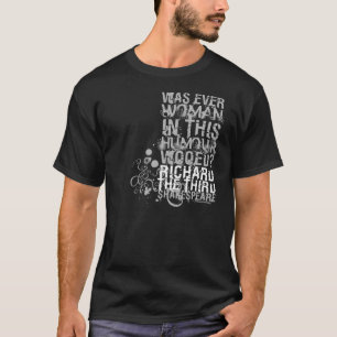 Richard III uppvaktat citationstecken (B&W) Tee