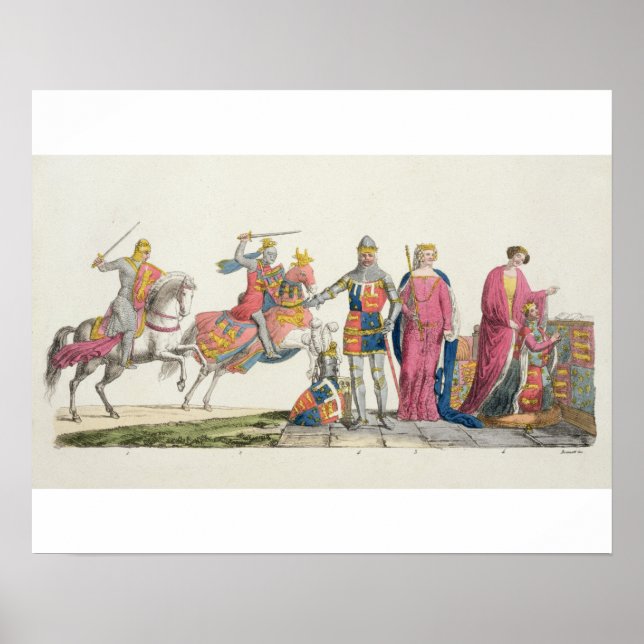 Richard Lioneart, John of Gaunt, Edward III, Poster (Framsidan)