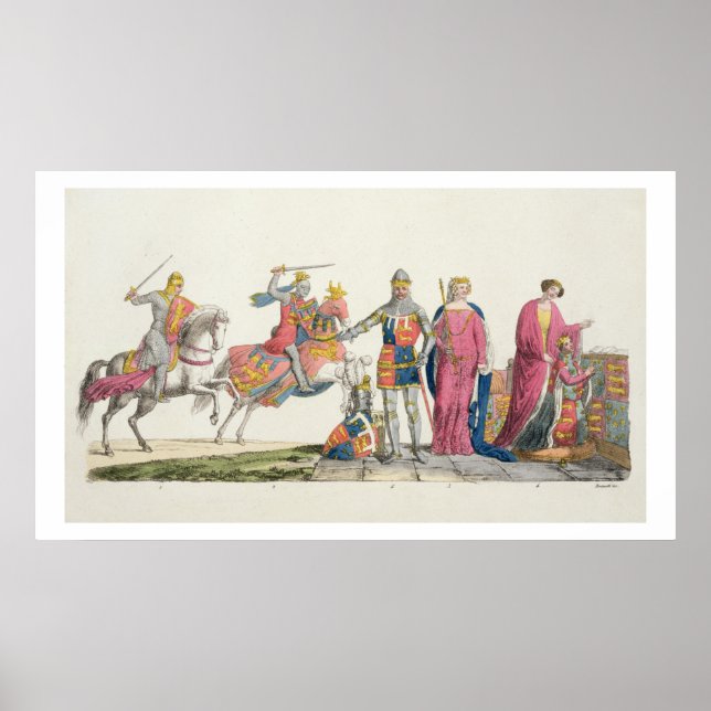 Richard Lioneart, John of Gaunt, Edward III, Poster (Framsidan)