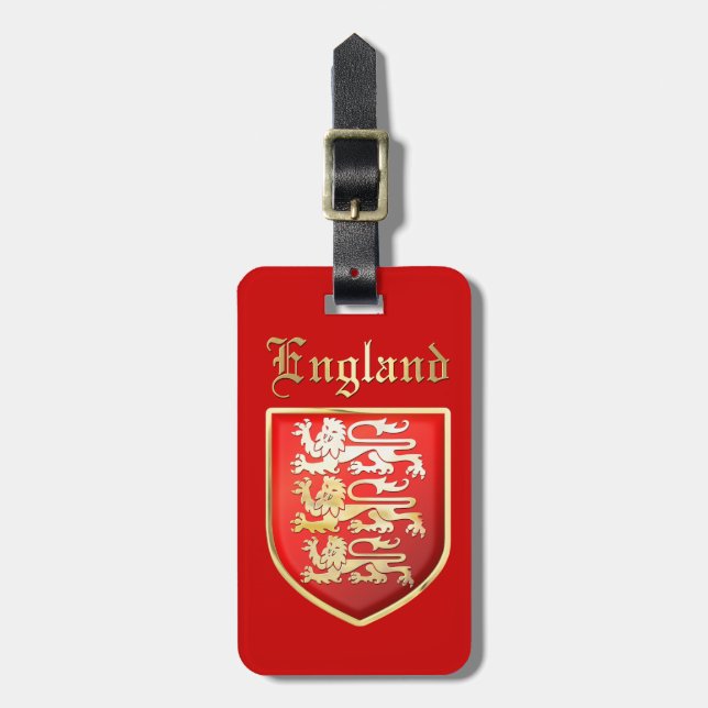 Richard LionHjärts Royal Arm i England Bagagebricka (Vertikal Framsida)