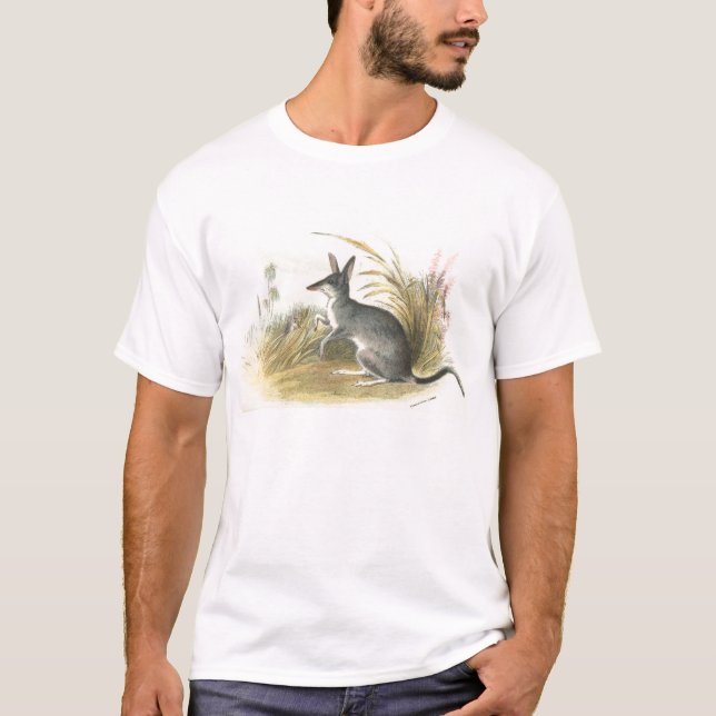 Richard Lydekker - Rabbit Bandicoot - Bilby T-shirt (Framsida)