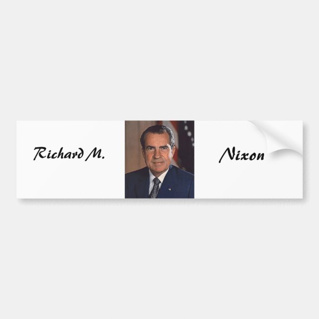 Richard M. Nixon 37 Bildekal (Framsidan)