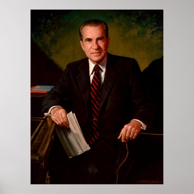 RICHARD M. NIXON av James Anthony Wills Poster (Framsidan)