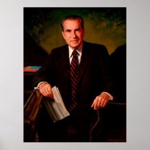 RICHARD M. NIXON vid James Anthony Wills Poster