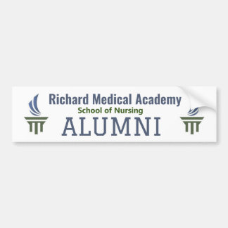 Richard Medical Academy Alumni Bumper Sticker Bildekal