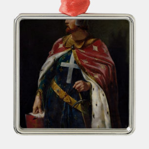 Richard mig den Lionheart kungen av England, 1841 Julgransprydnad Metall