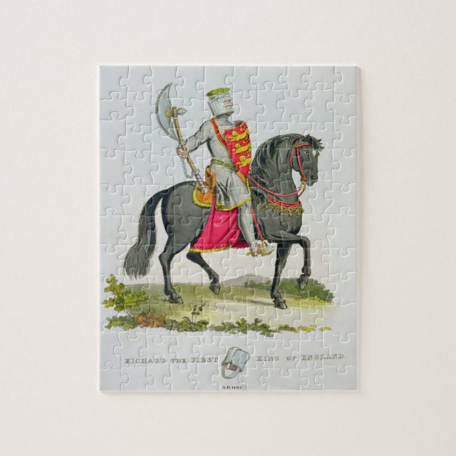 Richard mig, kung av England (1157-99), 1194, från Pussel (Vertikal)
