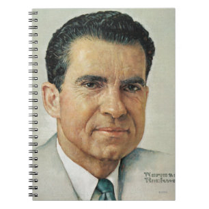 Richard Milhouse Nixon Anteckningsbok Med Spiral