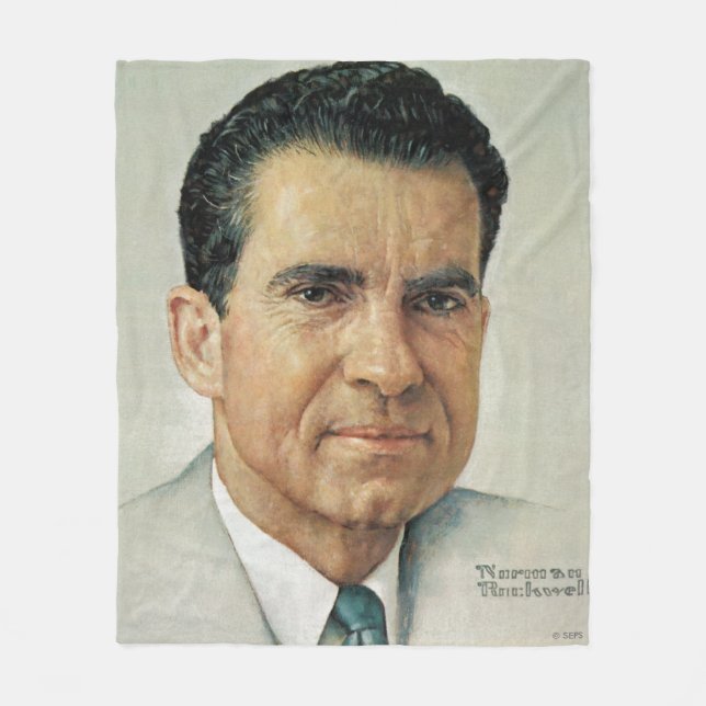 Richard Milhouse Nixon Fleecefilt (Framsidan)